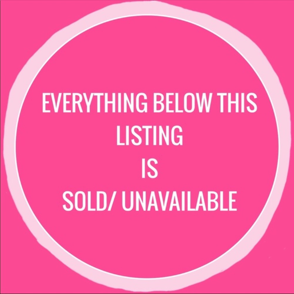 Items Below are 🛑SOLD🛑